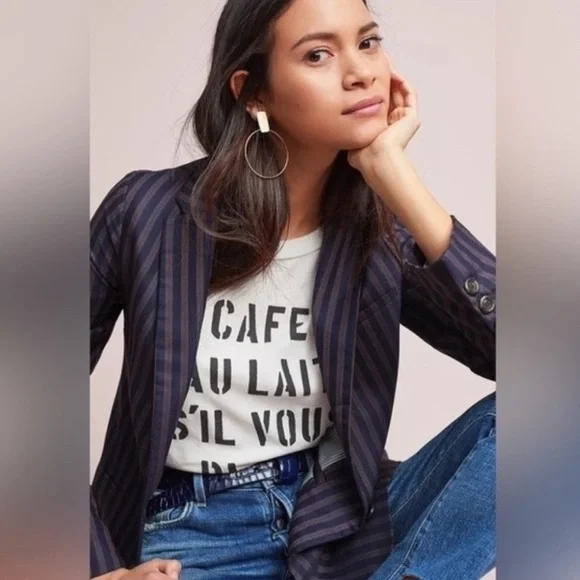 HEARTLOOM Striped Blazer - Picture 2 of 13